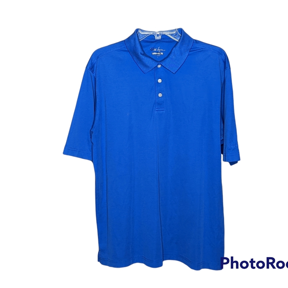 Walter Hagen Hydro Dri Blue Polo Size Large